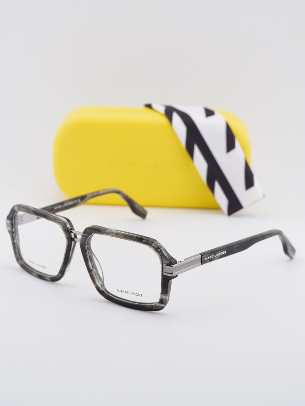 Marc Jacobs MARC 715 02W8 00 Square Eyeglasses – Grey Horn 55mm